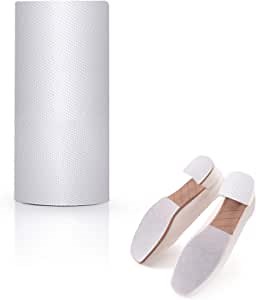 Sole Protectors for Shoes Women, 1m Sole Stickers for Shoes self-Adhesive, Shoe Sole Protector Clear, Non-Slip Lattice Texture, Transparent Suitable for High Heels