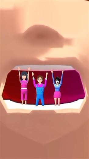 Yuta and Mio dimakan hantu👻👻#sakuraschoolsimulator#youtubeshorts #trendingshorts#funnyshorts#sakura