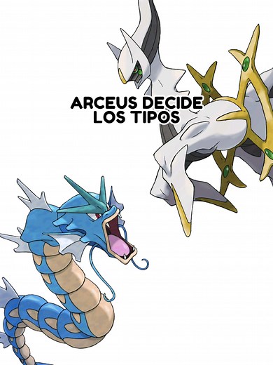 ARCEUS ESCOGE LOS TIPOS DE LOS POKÉMON. Gyarados #pokemon #clips #memes