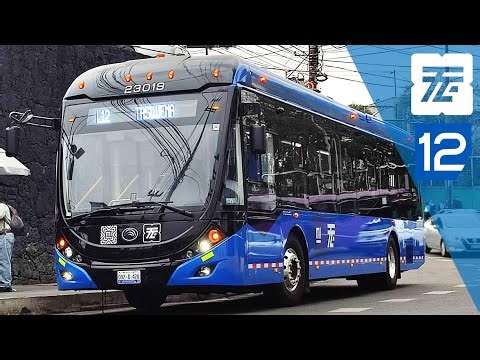 Trolebús CDMX - Línea 12 - De Perisur a Tasqueña - RECORRIDO COMPLETO