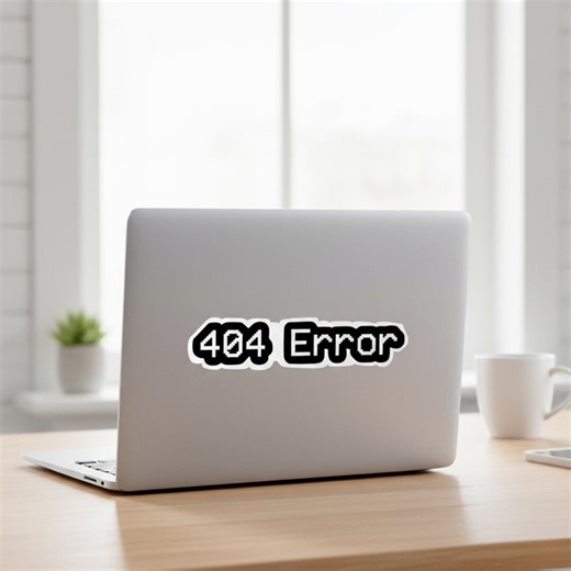 Aesthetic 404 Error Programmer Stickers for Laptops and Planners Unique Web Dev Coding Digital Prints and Printable Office Décor Gifts - Etsy