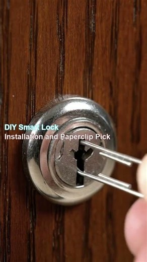 DIY Smart Lock Installation and Paperclip Pick
