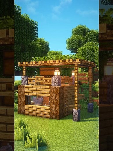 Minecraft Easy Starter House....🤔 (Payphone) #minecraft #shorts