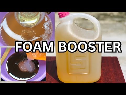 HOW TO MAKE HIGH QUALITY FOAM BOOSTER/SDBS CORRECTLY