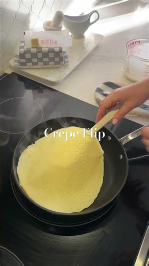 Perfect Crepe Flip 🥞🔥 | Foolproof Crepe Recipe