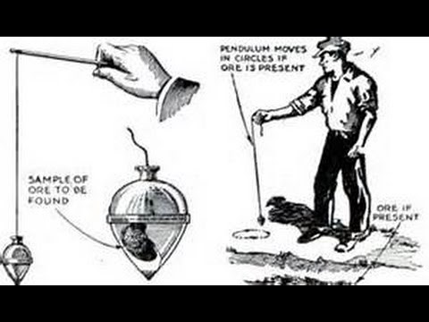DOWSING HOW TO RUN A PENDULUM WITH A GOLD SAMPLE