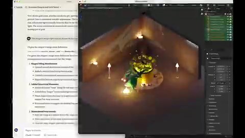🚨 Someone just connected Claude directly to blender.you can now build complex 3d models and geometry just by typing a text prompt.