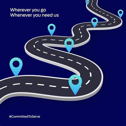 We are committed to providing 24X7 emergency support to our Ford family. With Ford Roadside Assistance service, get expert help whenever and wherever you need it. #CommittedToServe | Ford