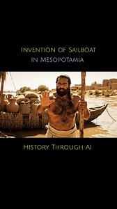 When Humans Harnessed the Wind: Invention of the Sailboat in Mesopotamia Around 3500 BCE, the people of ancient Mesopotamia made a breakthrough that changed history forever — the sailboat. By attaching woven cloth sails to wooden boats on the Tigris and Euphrates, humans learned to use wind power instead of just muscle. This invention transformed trade, transport, fishing, and exploration, allowing goods like grain, copper, and timber to travel faster and farther. The Mesopotamian sailboat becam