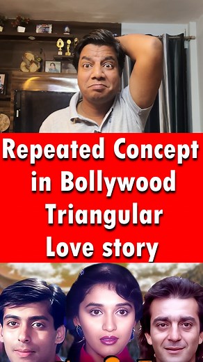 195K views · 3.2K reactions | Most Repeated Theme in Bollywood | Triangular Love Story #bollywood #triangular #lovestory #moviereview #BollywoodDiscussion #filmikissey #MovieDiscussion #bollywoodactor #sahilchandelreview | Palat tera dhyaan kidhar hai | Facebook