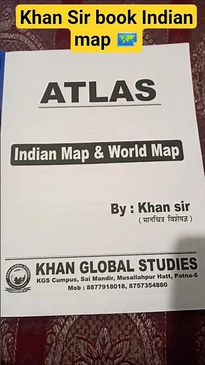 Khan Sir book Indianmap 🗺️ | #map #motivation #shorts