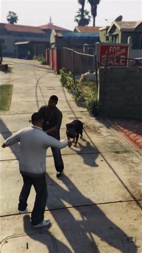 Chop is the my best friend | never give up on me #gta5 #shorts