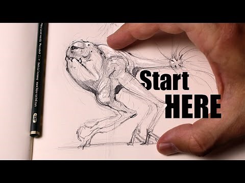 How to Start a Creature Design When You Have No Idea What to Draw