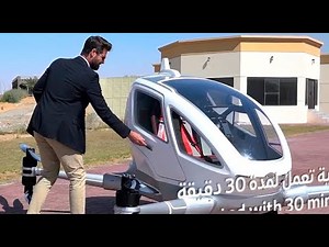 Estrenaron el transporte del futuro: el taxi drone