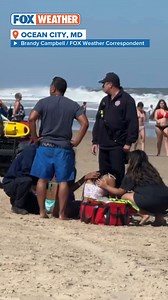 149K views · 1.6K reactions |  BEACH RESCUE: Three girls were rescued and treated on Friday after being caught in a rip current in Ocean City, Maryland. | FOX Weather | Facebook