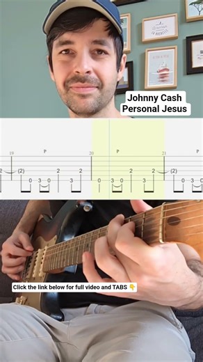 Johnny Cash - Personal Jesus 🎸 #tabs