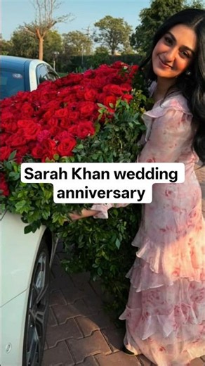 falak sahbir and Sarah Khan wedding anniversary #foryou #sarahkhan #falakshabir