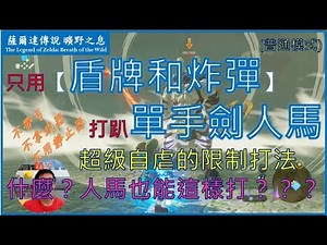 【心得】自虐挑戰：全程炸彈盾反打競技場白銀人馬 @薩爾達傳說 系列 哈啦板 - 巴哈姆特