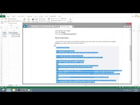 Collect Data into Excel using WinWedge DDE Mode