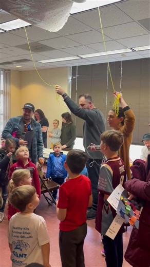 We had a blast Counting Down to Noon today! Our biggest event this season for sure. Happy New Year to all our library families | Aston Public Library