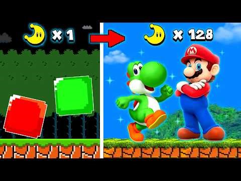 Super Mario Bros. But Every Moon Makes Mario and Yoshi MORE REALISTIC!