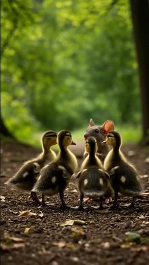 Mother Duck Trapped in Net | Baby Ducklings Run for Help 🥺🦆 | Emotional Rescue Story #cuteduck