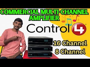 Control 4 Multi Channel Matrix Amplifier Commercial Use #poweramplifiers #stereo @RockAudios