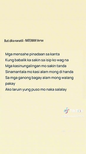 Buti Dika Nanatili: Lyrics and Highlights