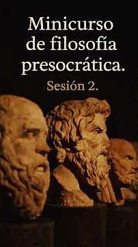 Mini course on pre-Socratic philosophy. Session 2. #philosophy #socrates #philosophy