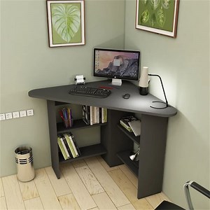 [Hot Item] Modern Writing Table Living Room Bedroom Home Furniture Wooden Corner Computer Desk