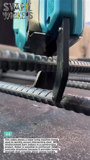 Rebar Tying Machine in Action! Insane Construction Tool That Saves Time