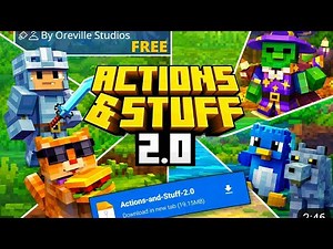 How to Download & Install Actions and Stuff 1.4 for Minecraft Bedrock (New Update)