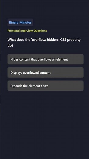 Frontend | overflow property in CSS