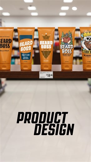 From minimal to max personality. Five levels of design complexity for one brand's story. Which level grabs you first? | C C Design