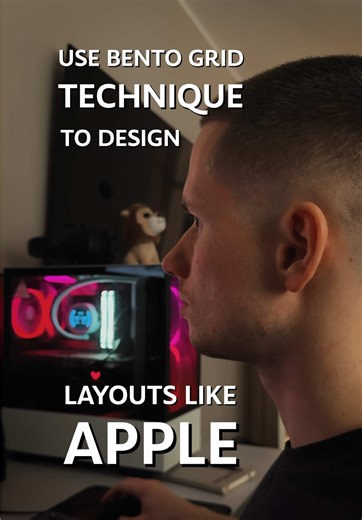 Use the bento grid technique to design layouts like apple! Follow for more tips like this ✅ #website #websitedesign #businessowner #entrepreneur #websitemarketing