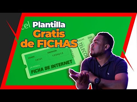 Plantilla de Excel para FICHAS de INTERNET/ (((((GRATIS))))/ Bien Explicado 2021