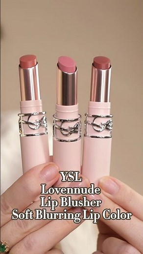 Swatching the YSL Lovenude collection💗 Are they worth it? #makeup #lipcombo