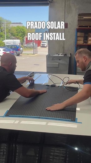 Efficient 150W Semi-Flexible Solar Panel Installation