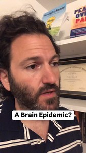 The brain epidemic is hitting us hard! Look around in your life, how many people do you know suffering from brain conditions? #drreese | Dr. Reese