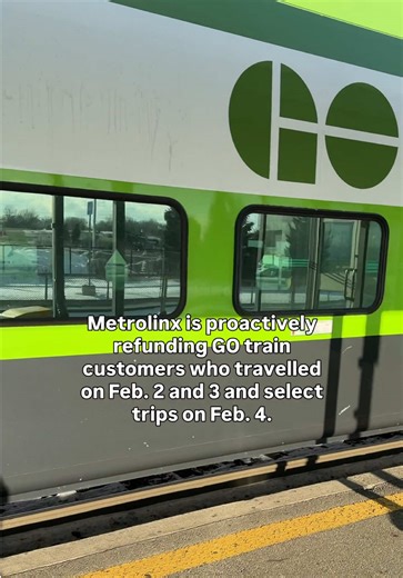 GO Train Customer Refunds Announced by Metrolinx