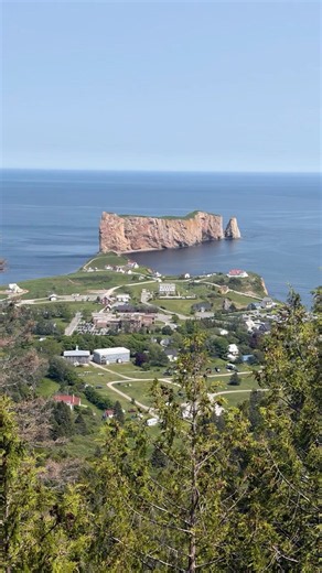 Percé Rock as you've never seen it before. 🌊🔥