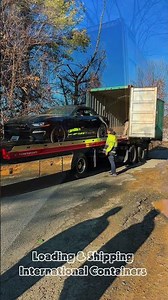 Loading & Shipping International Containers