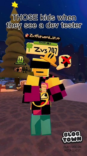 POV you’re a dev tester in a public. Thanks to @box_king.bt and @🤓🦶silly mango🦶🤓 for most inspiration. #blobtownvr #blobtown #blobtowners #vr #vrgaming