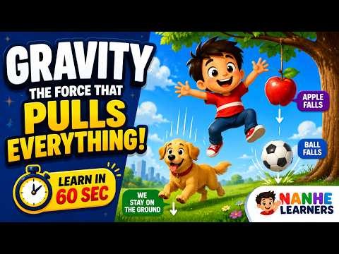 Basic Science | Gravity Explained for Kids | Every Child Must Know