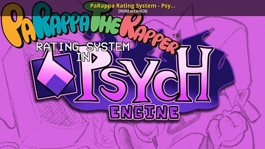 PaRappa Rating System - Psych Port Mod for Friday Night Funkin' | FNF Mods