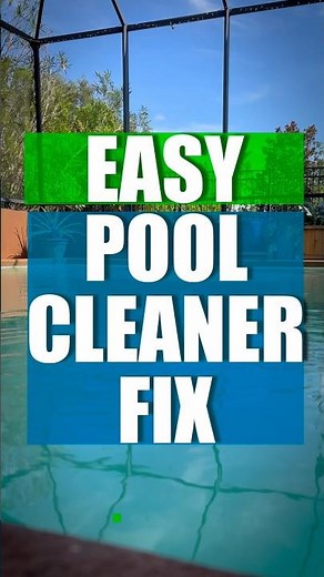 EASY OLD-SCHOOL POOL CLEANER FIX #shorts