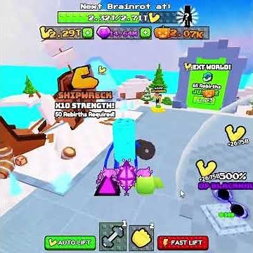 Rebirt in Brainrot Training Evolution Playing in Roblox #robloxbrainrot #roblox