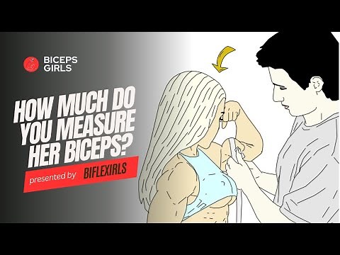 Girls MEASURE their BICEPS | How much do you MEASURE her BICEPS??