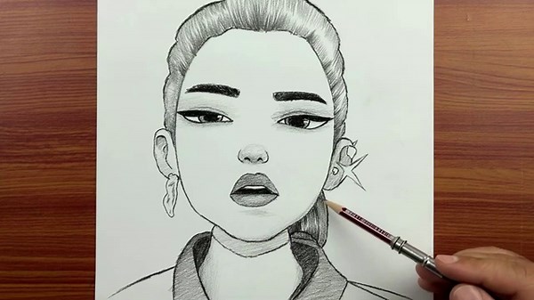 How to Draw Rumi Picture Step by Step Tutorial, Kpop Demon Hunters, Easy Drawing Tutorial
