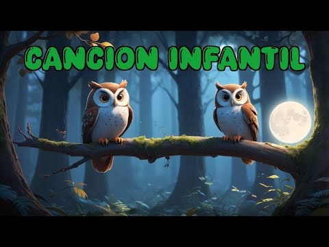 🦉🌳 El Búho Parlanchín | Canción Infantil para Niños del Bosque 🎶